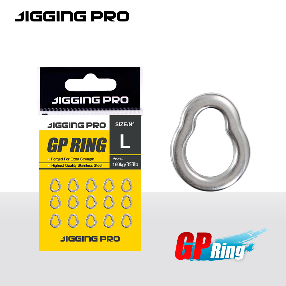 JIGGING PRO 15Pcs GP Solid Rin - Fishing Equipment For Beginners review and price