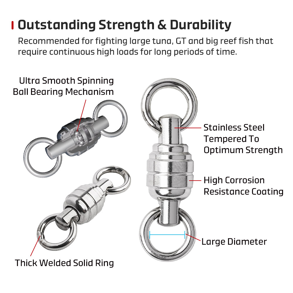 NOEBY Max Power BB Swivel High - Quality Fishing Equipment review and price