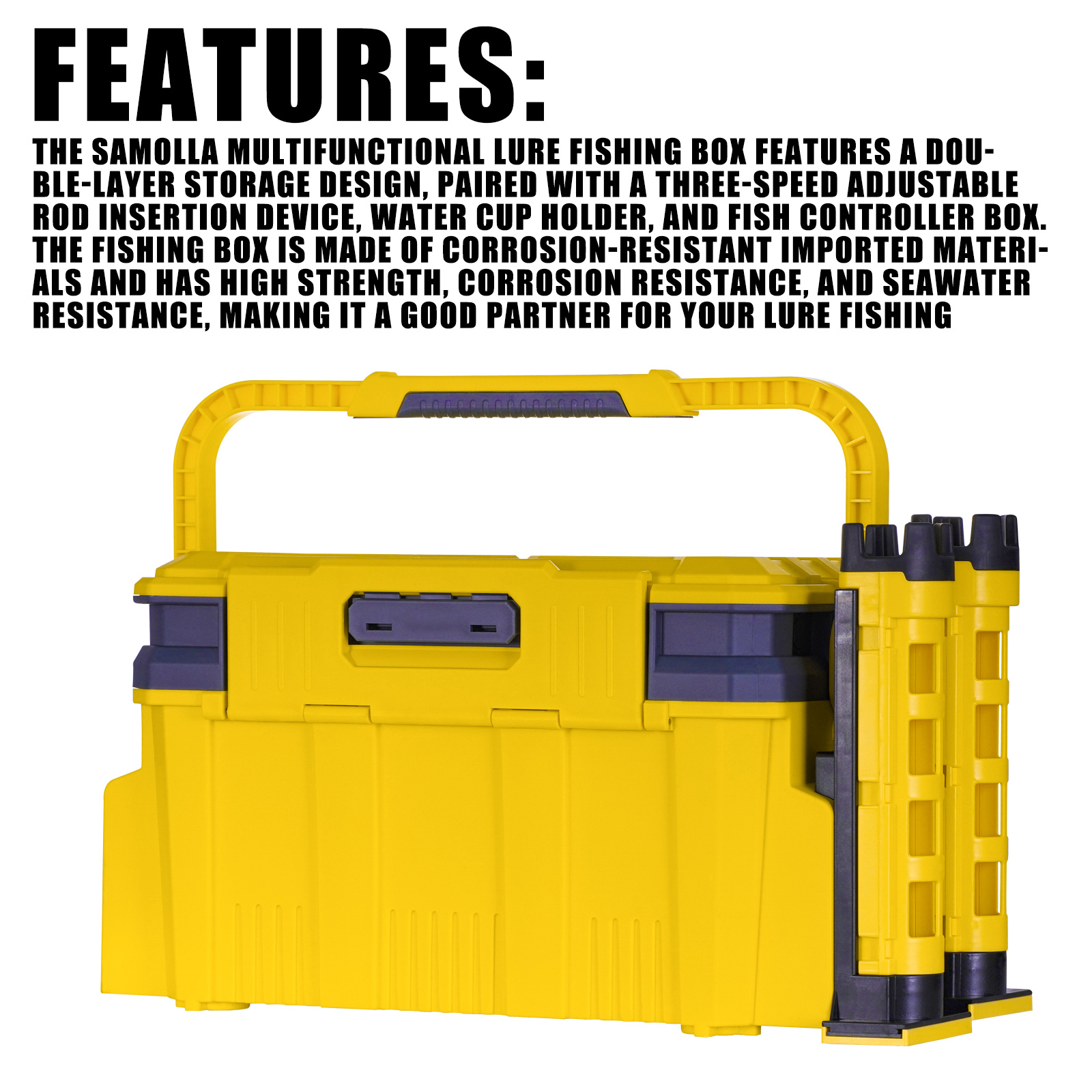 New Large Fishing Box Suit 19. - Quality Fishing Equipment review and price