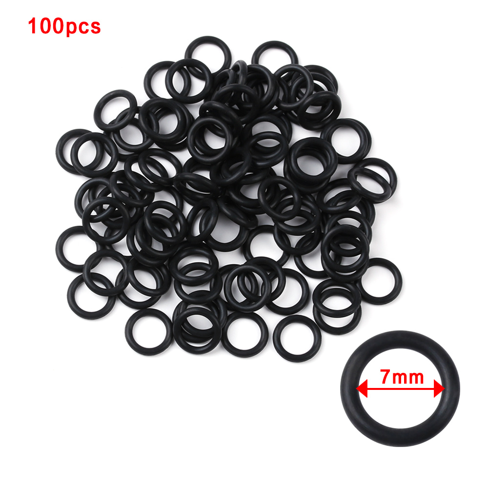 100 PCs Black Rubber O-Rings S - Fishing Equipment For Beginners review and price