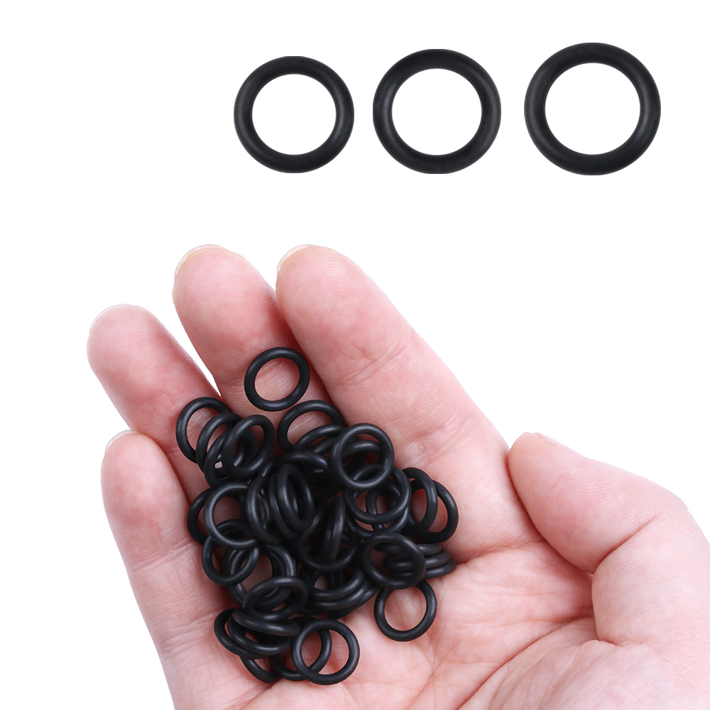 100 PCs Black Rubber O-Rings S - Fishing Equipment For Beginners review and price