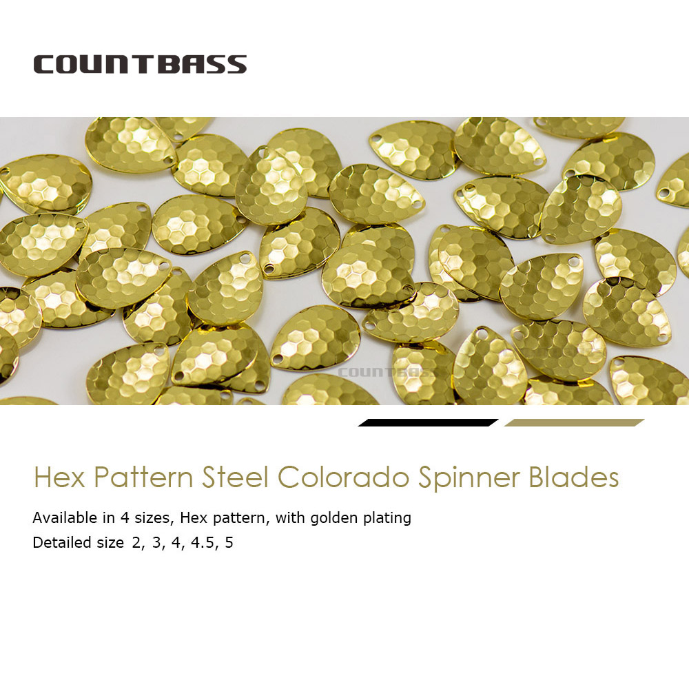 Countbass 50pcs Size 2-5 Gold  - Quality Fishing Equipment review and price