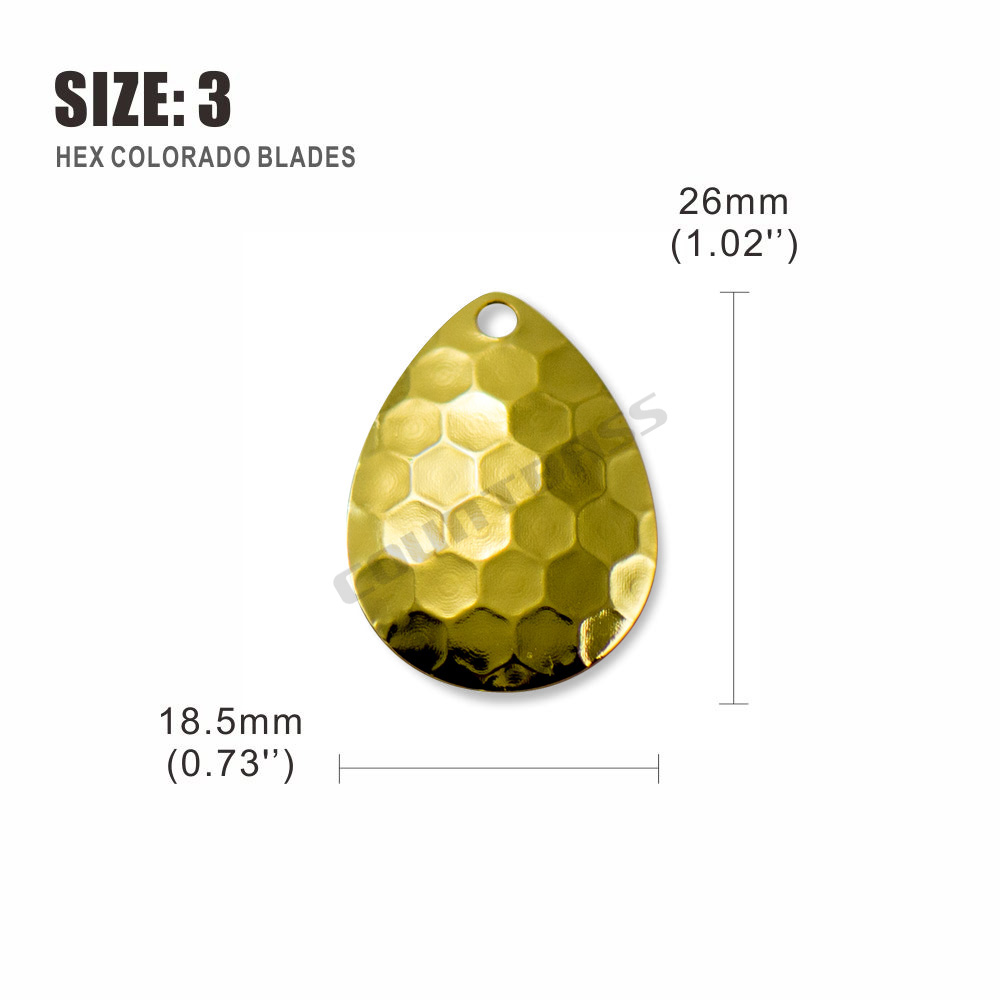 Countbass 50pcs Size 2-5 Gold  - Quality Fishing Equipment review and price